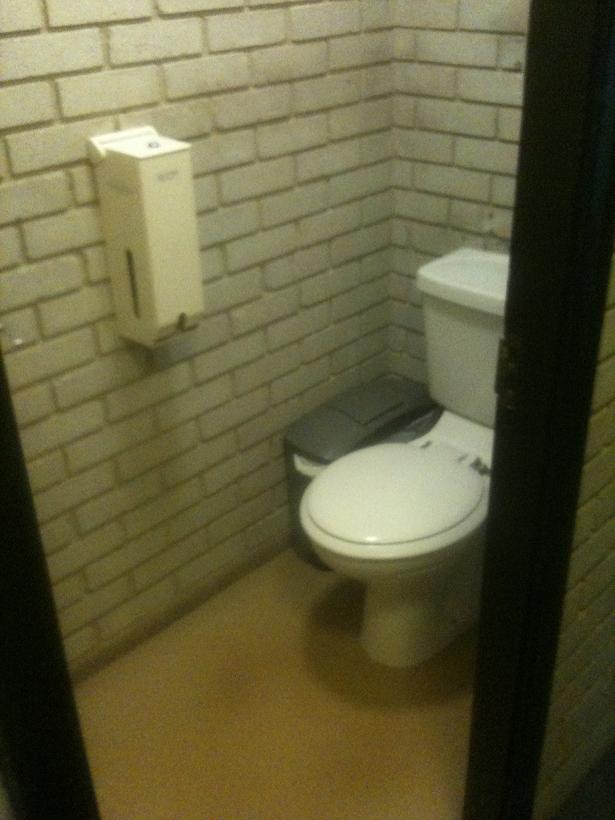 That bold brickwork absorbs a multitude of sins.