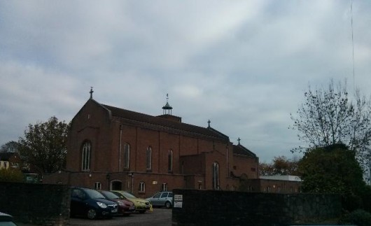 There's even a pretty church
