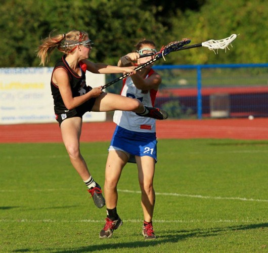 High Flyer Lottie in action for Wales 