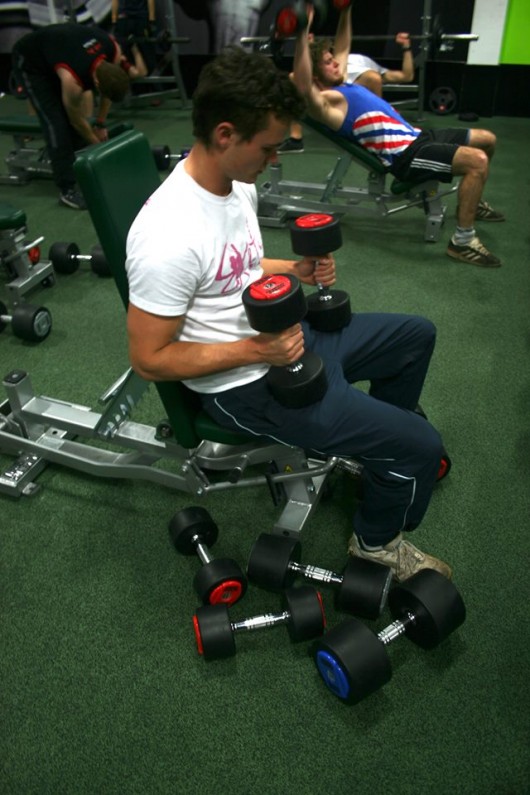Your archetypal dumbbell whore.