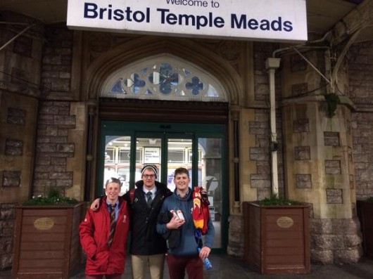 Banister and the Bristol boys prepare to hit the town