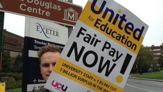A previous strike took place on 31st October