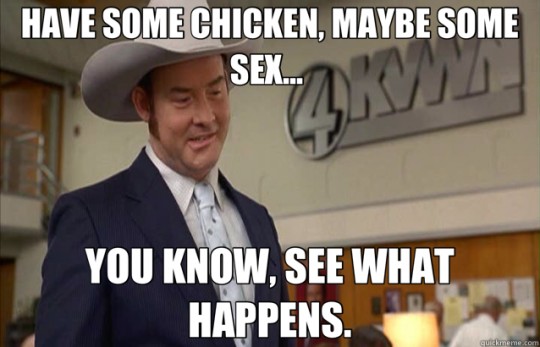 Chicken gets the girls #propermoist