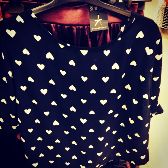 Versus this Primark monochrome heart print, yours for only £10.00