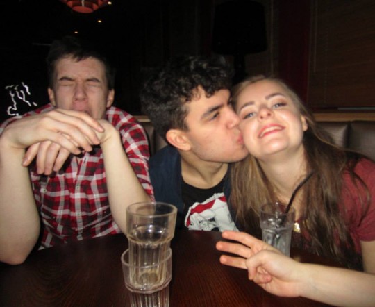 Awkward threesomes are also a NO