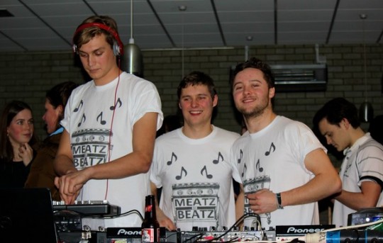 Meats and Beats DJ's Will Sensecall, Rowley Sword and Oswold Miller
