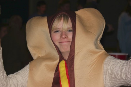 Rosie Gordon showing her support for Meats and Beats