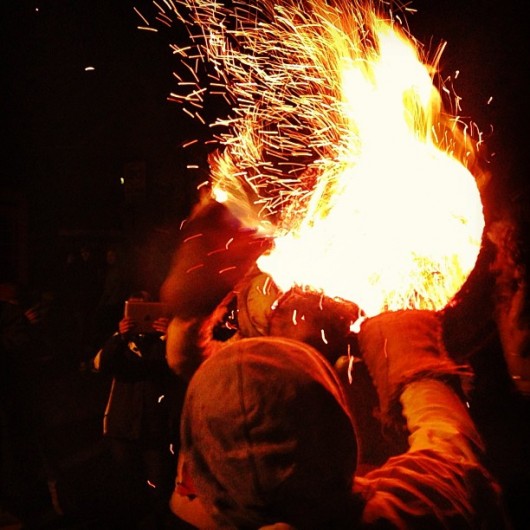 The tar barrels