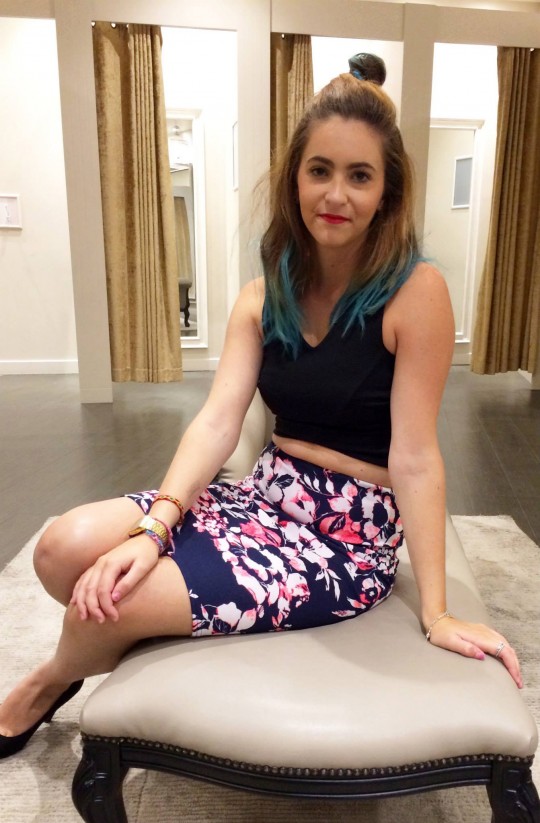New Look Black Crop Top - £12.99 New Look Floral Midi Skirt - £6 (RRP £14.99)
