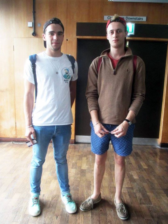 Exeter Fashion Society Alex Rorican and Chris Bateman