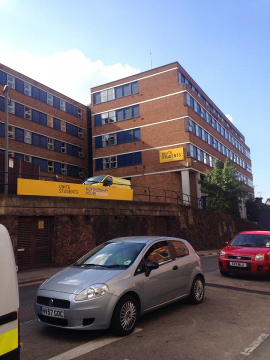 Slightly bleak looking private halls on offer 