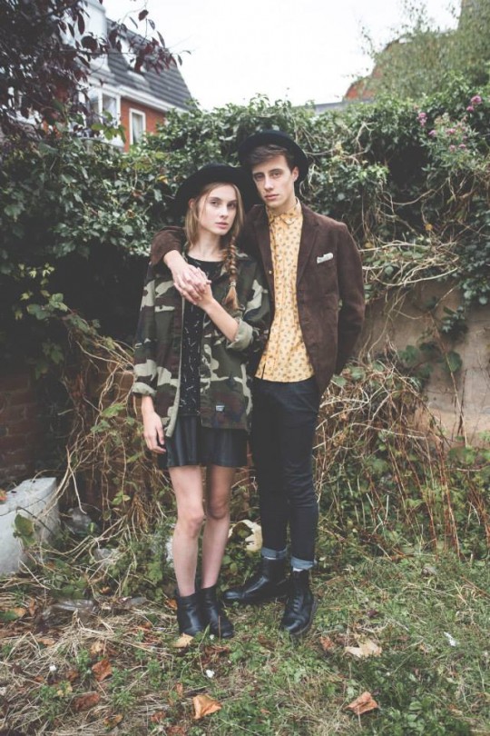 Martha – Christy’s Black Chepstow - £45, Embellished Top - £28, Leather Skirt - £20, Ankle Boots - £28 Carhartt Camo Jacket - £40 David - Christy’s Pork Pie (“Heisenberg”) Hat - £40 Suede Blazer - £30, Doc Martens - £30, Grind London Paisley Print Shirt - £69.99, Krew Clothing K Slim Jeans - £55