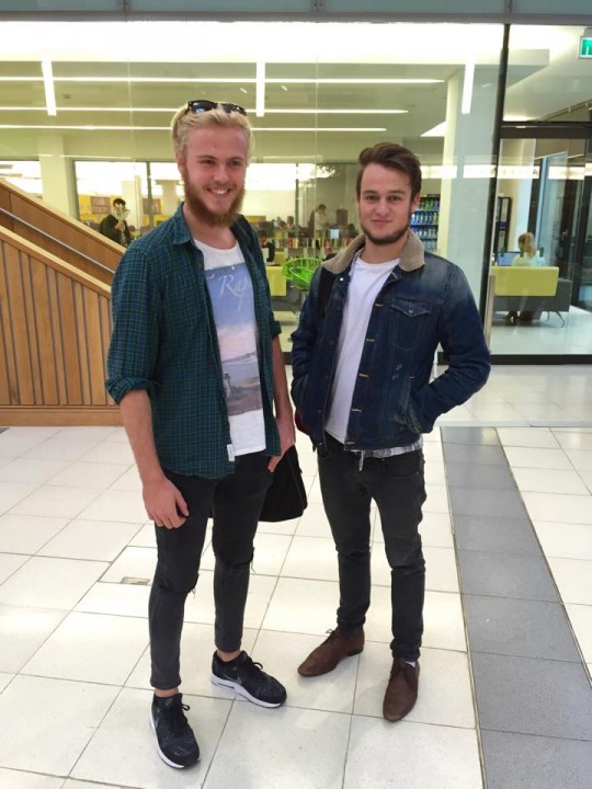 If you've ever seen these two on campus, you know it's just a matter of time till they appear here.