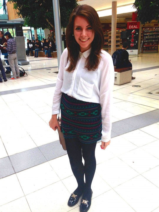 Name: Emma Sneller Year: 2nd Course: Geography Describe your outfit: Bold Fashion icon: Binky Felstead