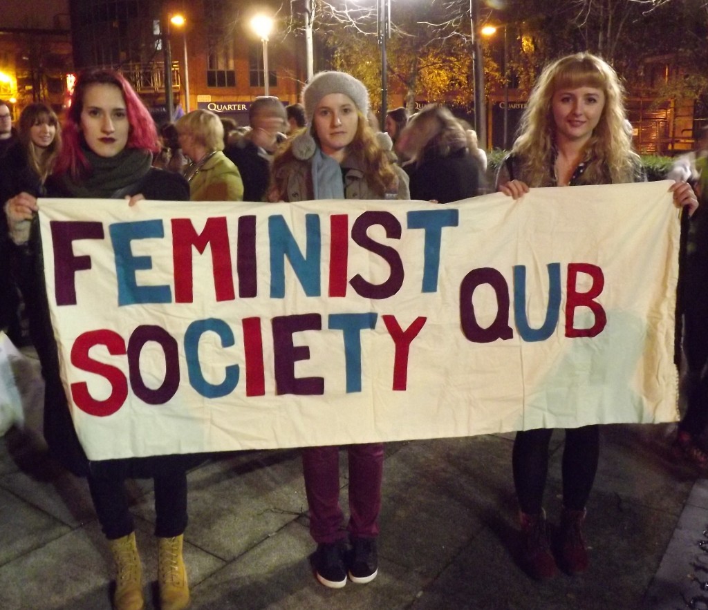 I was there with QUB Fem Soc, lovely ladies, like on FB and join us for meetings :D