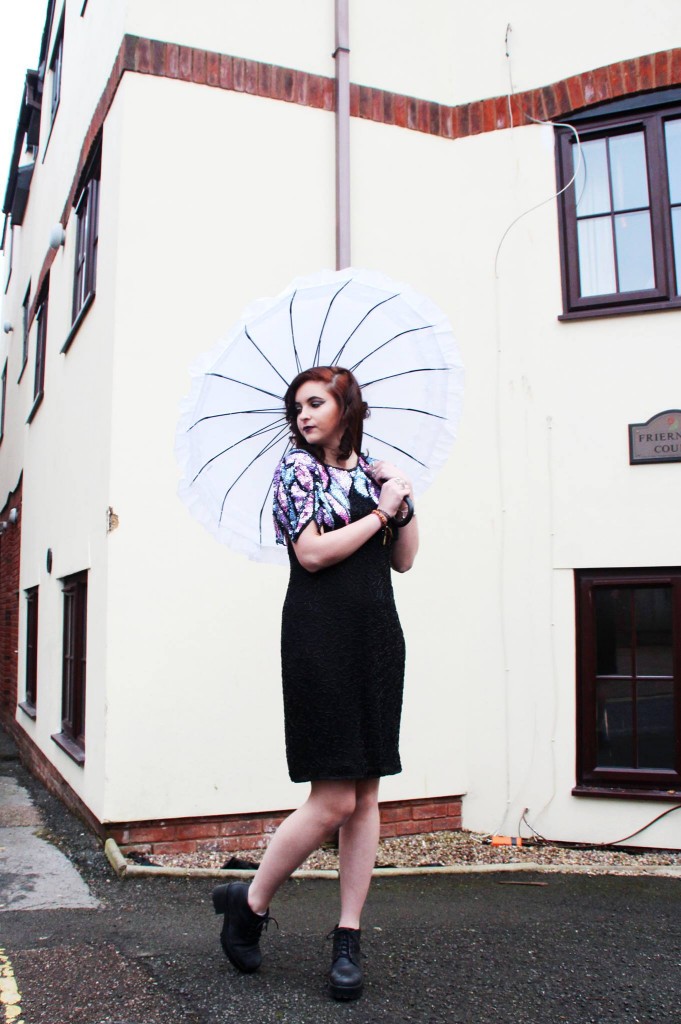 Parasol from Velveteen, £39. Great choice in case of rain. And if you're up for some Rihanna moves.