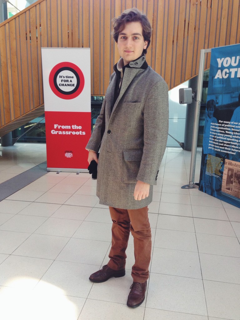 Edouard puts everyone to shame with this elegant ensemble!