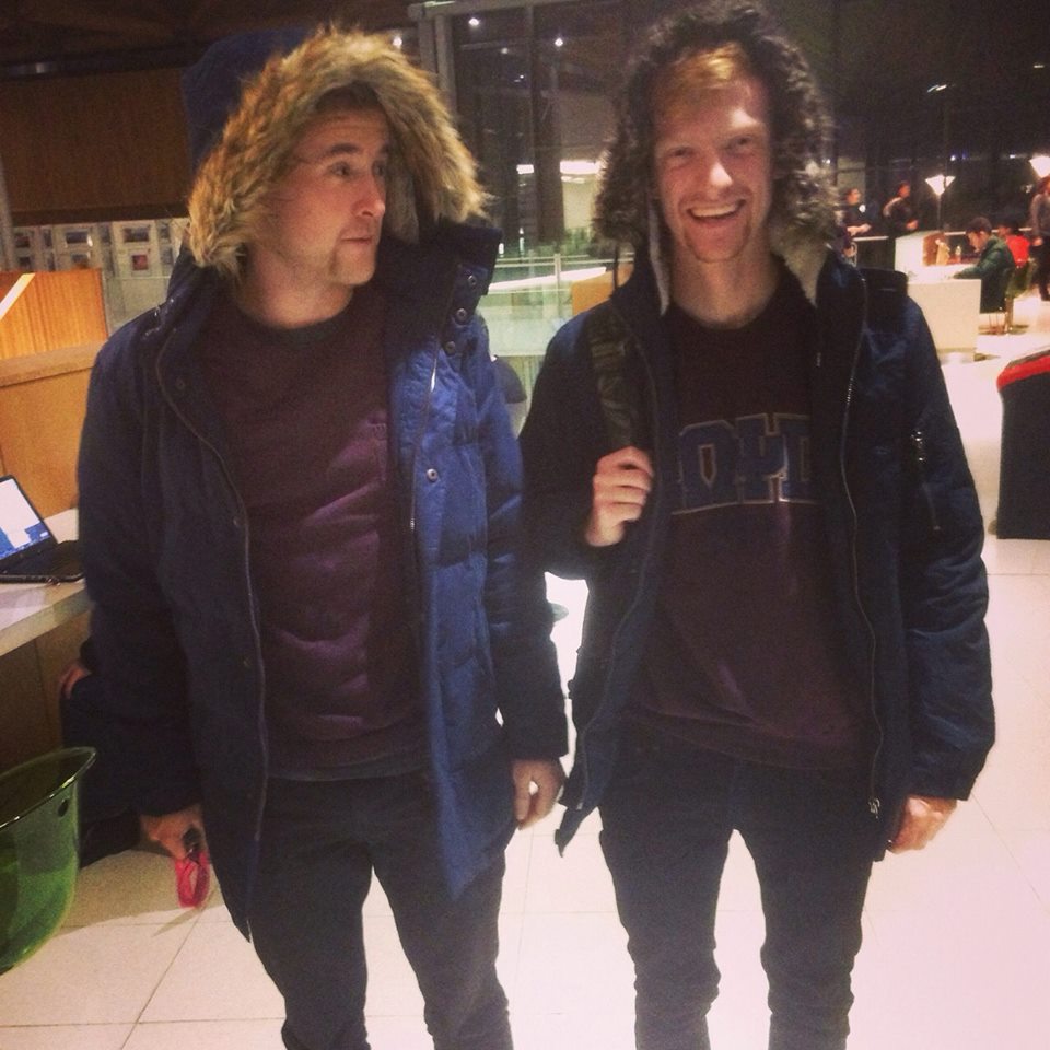 Charlie and his fashion guru Rory.