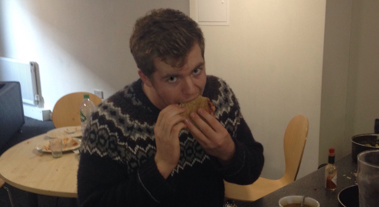 He'll be seeing that sandwich again soon