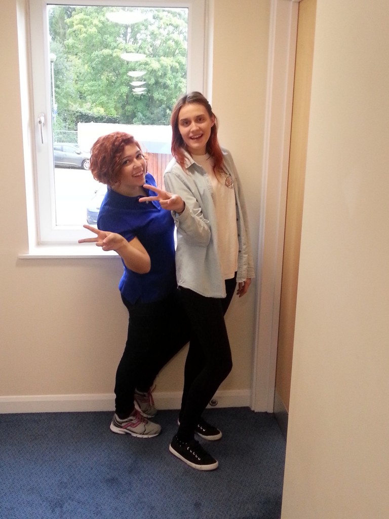 Diletta and her lovely flatmate