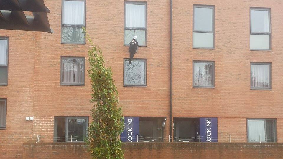 Hanging from the night before
