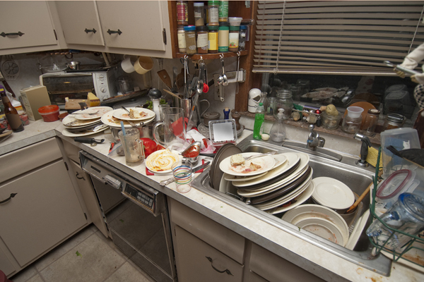 "I'll do my washing up after my lecture..."