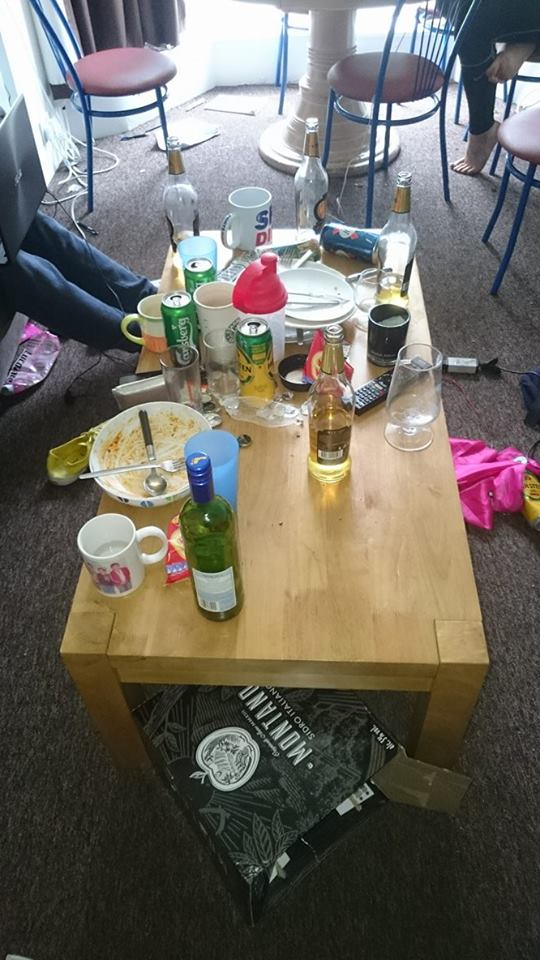 "I came to uni to the lead the life of a squalor"