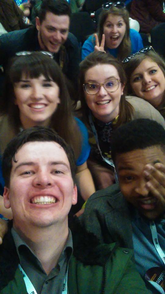 Charlie at the conference