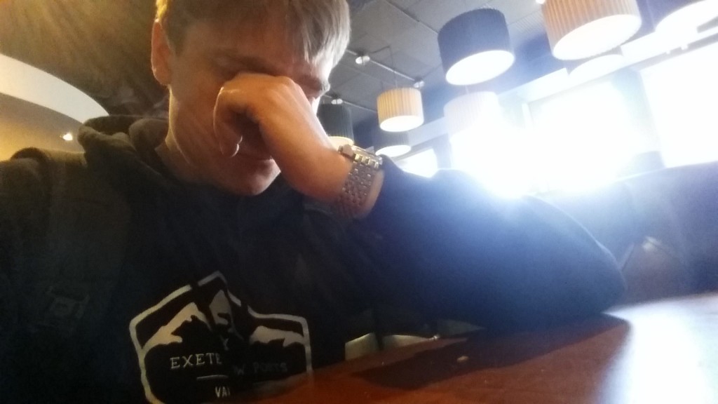 Upset at the price of the Guinness