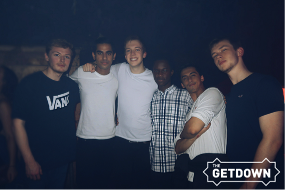 Just some young guys having a really great evening