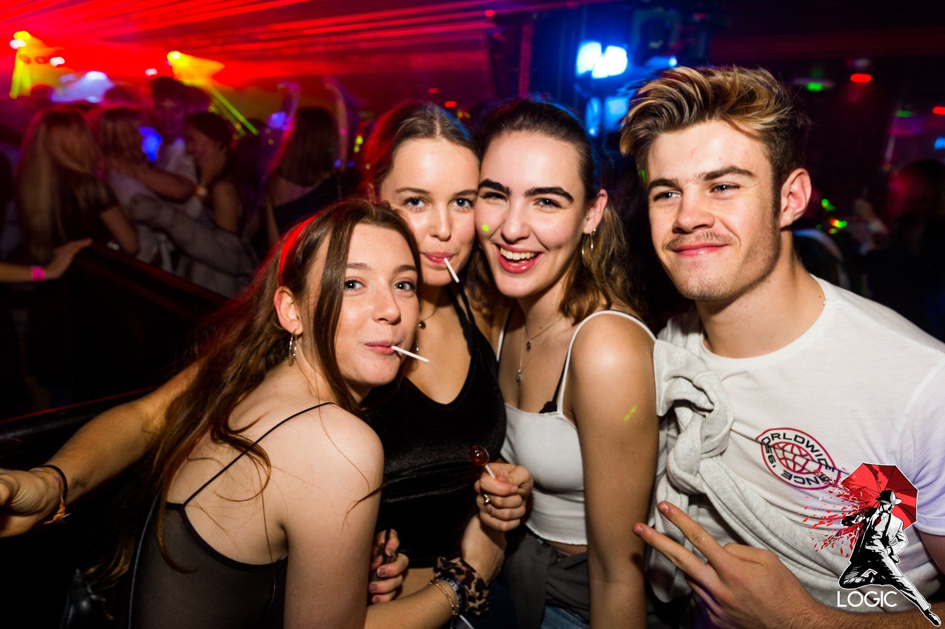 Image may contain: Night Life, Night Club, Club, Party, Human, Person