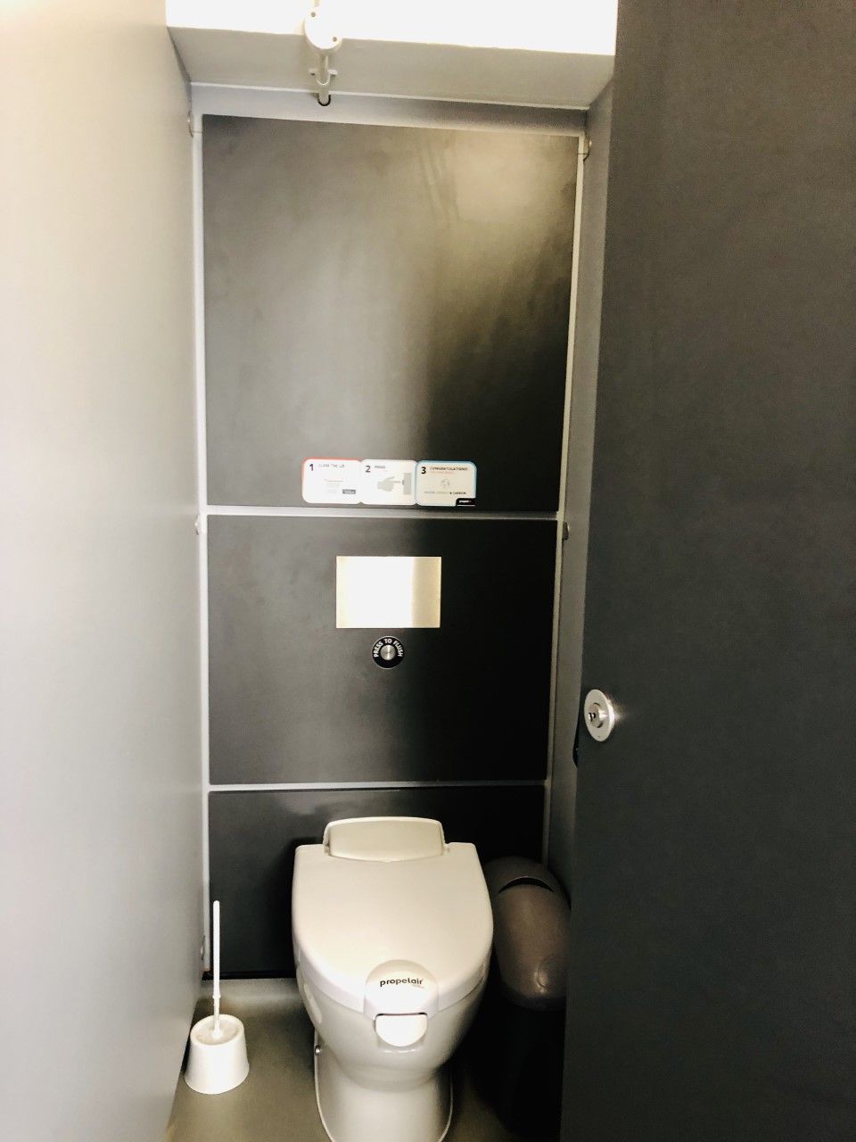Image may contain: Door, Bathroom, Toilet, Indoors, Room