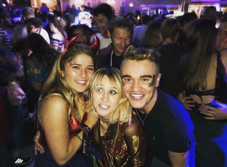 Image may contain: Face, Disco, Night Life, Night Club, Club, Party, Person, Human