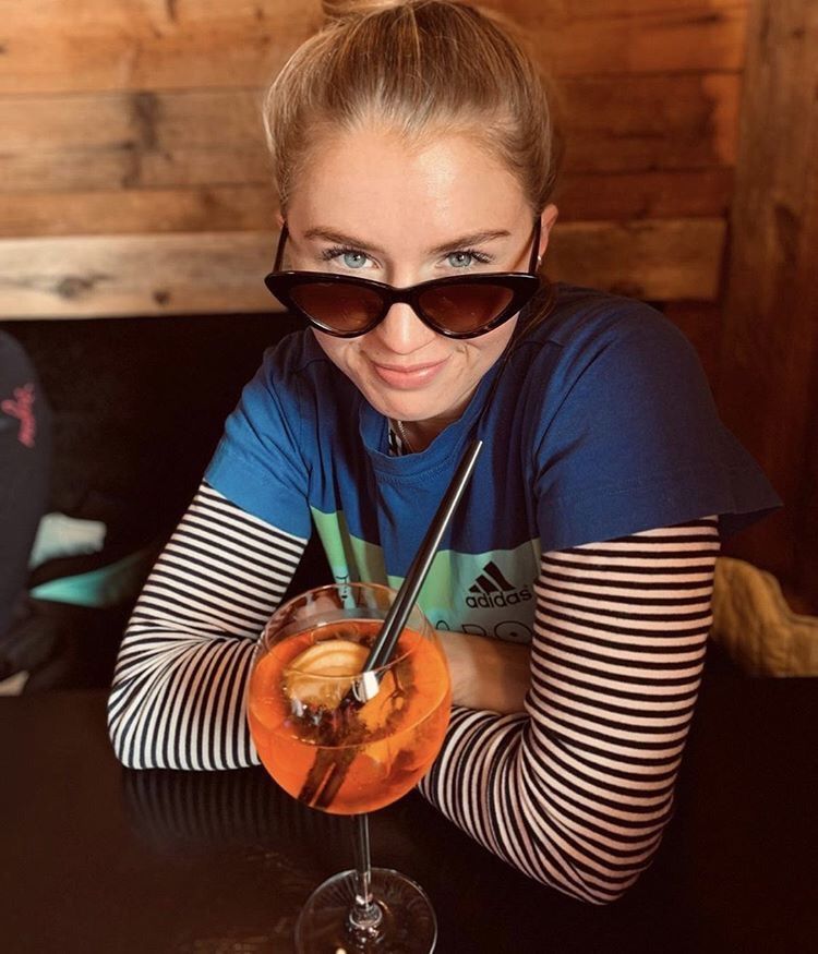 Image may contain: Wood, Apparel, Clothing, Glasses, Dish, Face, Food, Meal, Accessory, Sunglasses, Accessories, Person, Human