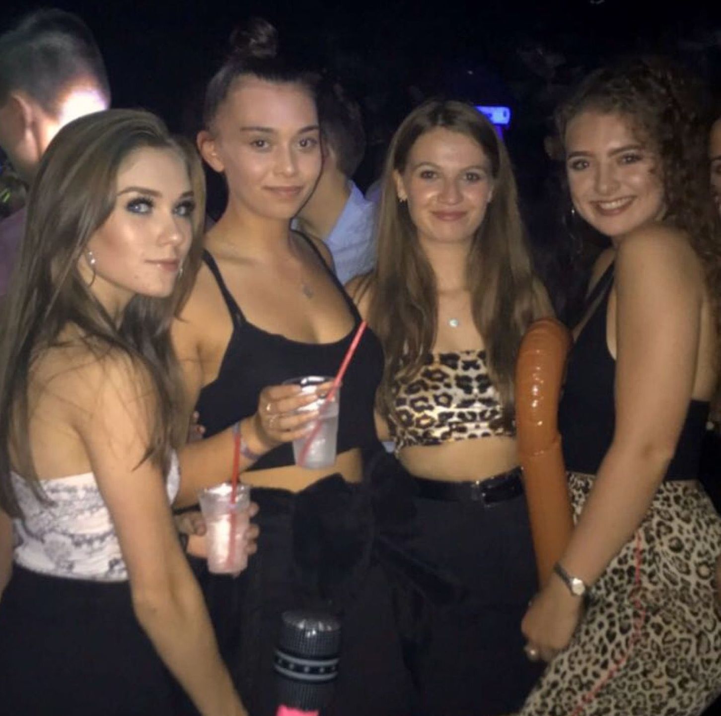 Image may contain: Drink, Beverage, Night Club, Club, Party, Night Life, Person, Human