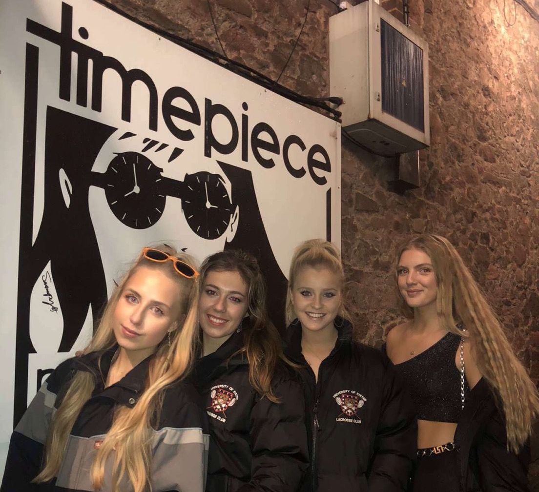 Image may contain: Word, Blonde, Child, Kid, Woman, Teen, Girl, Female, Text, Crowd, Apparel, Clothing, Advertisement, Poster, Accessory, Sunglasses, Accessories, Human, Person