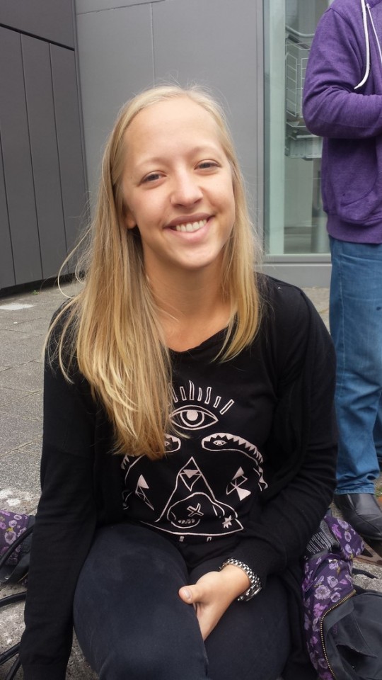 Emma, a fourth year student.
