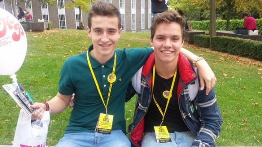 Freshers Louis and Steven.