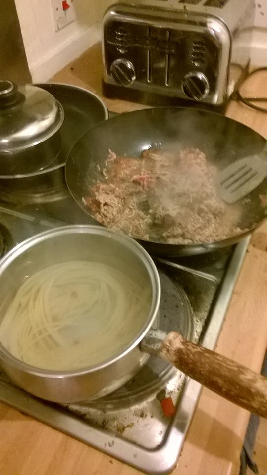 The mince came to under £2 and lasted several meals