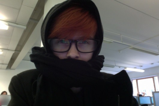 Even the library is baltic. 