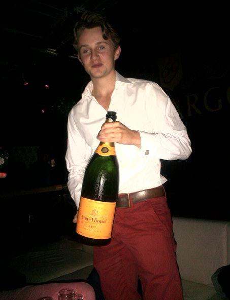 Oh my that is a big bottle. Wanker.