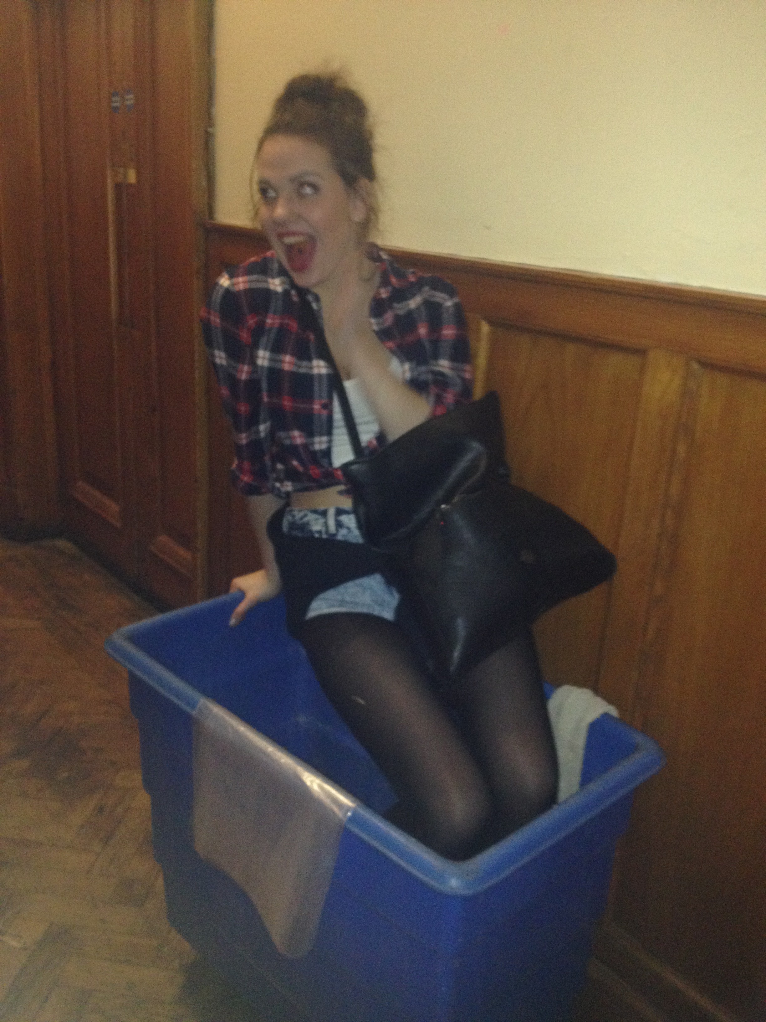 Blazing, in a wheely bin, #lovinglife