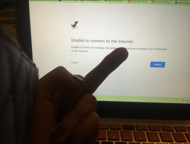 General feeling towards the loss of internet.