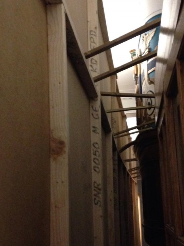 What will be on the other side of these boards?
