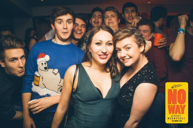 Can't beat a group photobomb. They're none the wiser. 