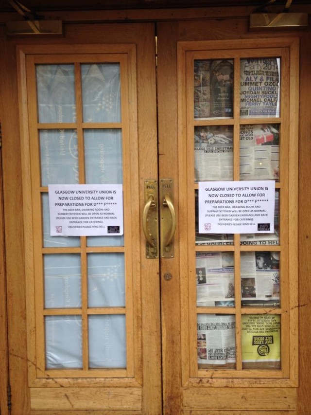 What lies beyond those mystical news paper covered wooden doors?