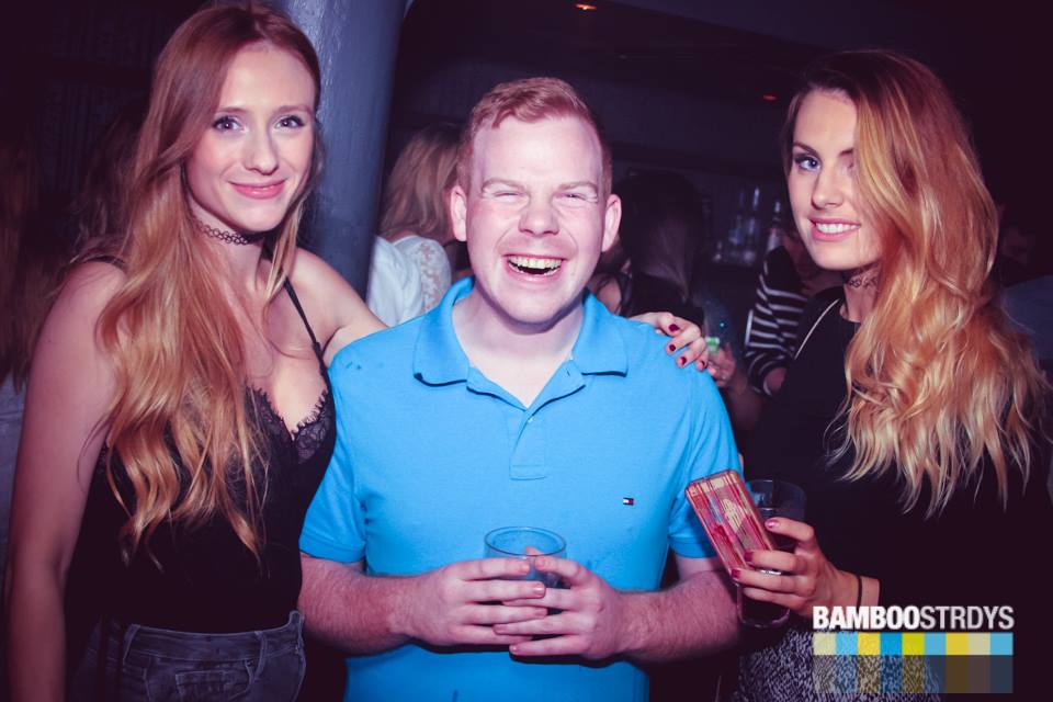 No wonder this guy is cheesing so hard