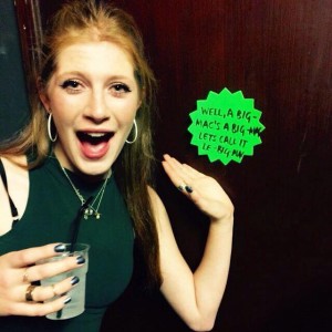 She's now waving the flag for fit gingers everywhere