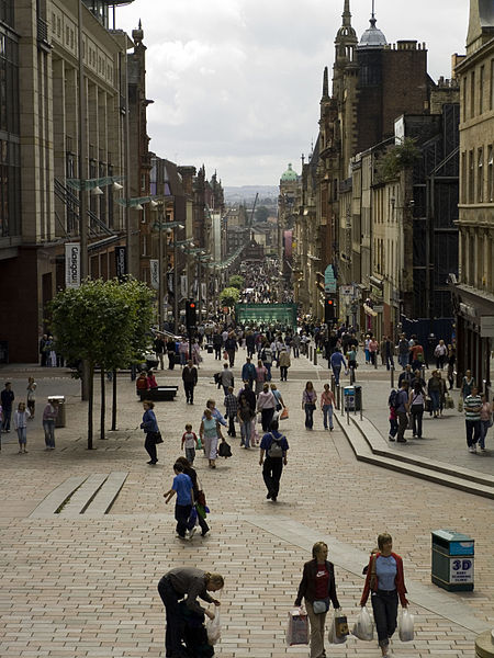 The shopping haven of Buchanan Street