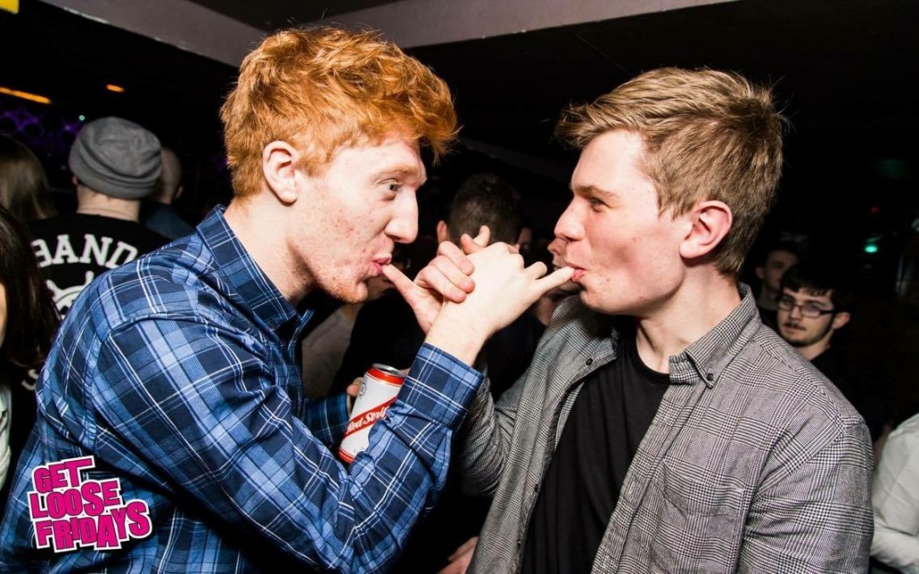 Look me in the eyes when I'm sucking your thumb goddamn